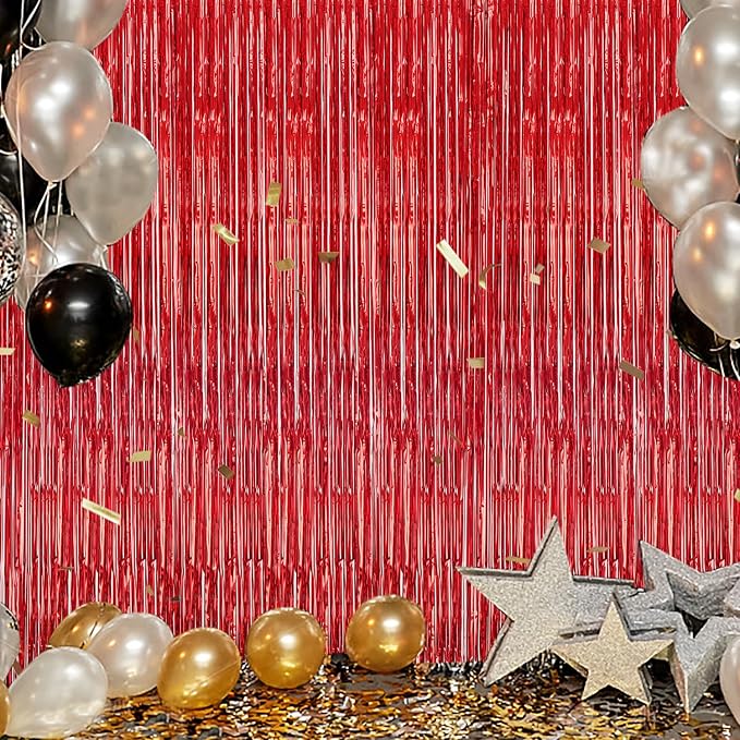 DECOCKRAT 2 Pack Foil Fringe Backdrop - Image 6