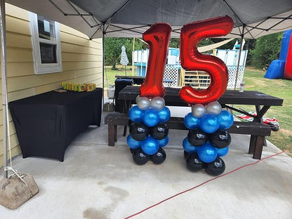 17 Balloon Numbers 40 Inch for 17th Year Old Birthday Decorations, Inflation - Image 4