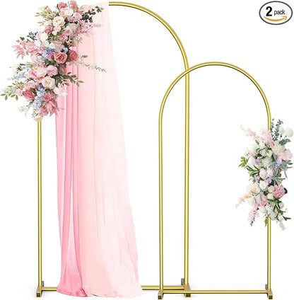 Arch Backdrop Stand Set of 2, Birthday Party, Baby Shower, Graduation, Floral by Unknown