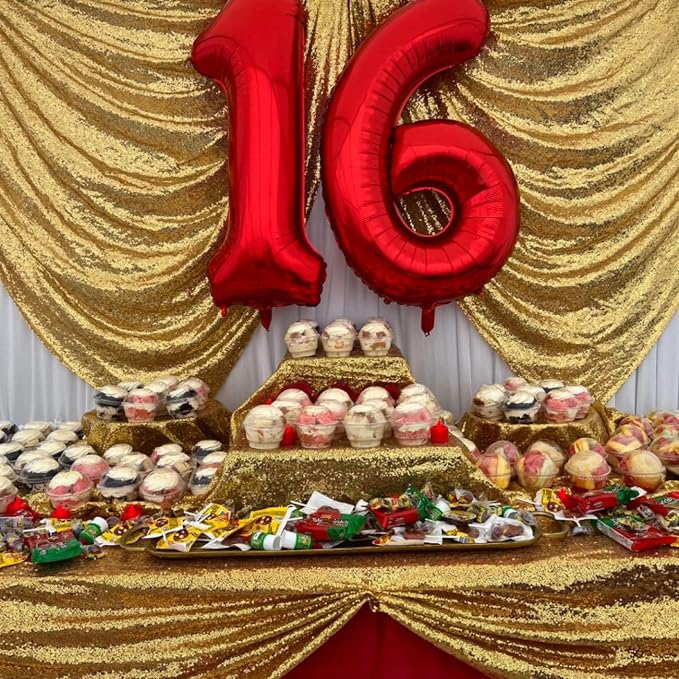 16 Balloon Numbers 40 Inch for 16th Year Old Birthday Decorations, Inflation - Image 2