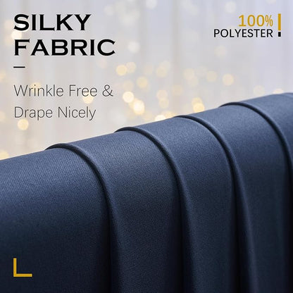 50ft×12ft Navy Blue Backdrop Curtain - Image 3