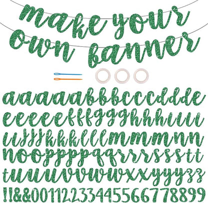 BEISHIDA 116 PCS A-Z DIY Letter Banner Kit Make Your Own Banner，Including 111 by Beishida