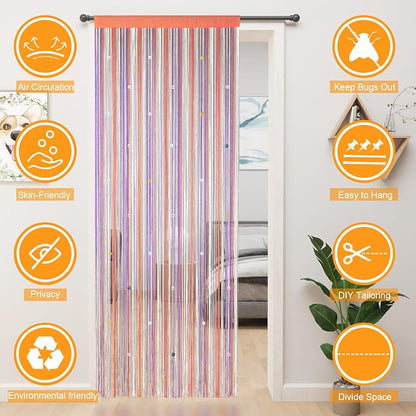 YIIBAII Beaded Curtain Beaded Curtains - Image 9