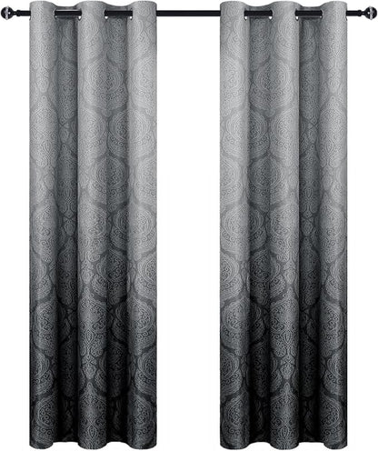 DWCN Ombre Blackout Curtains for Bedroom - Image 9