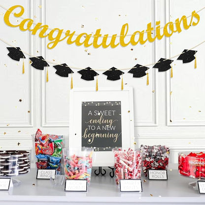 Congratulations Banner, NO DIY Graduation Banner - Image 4