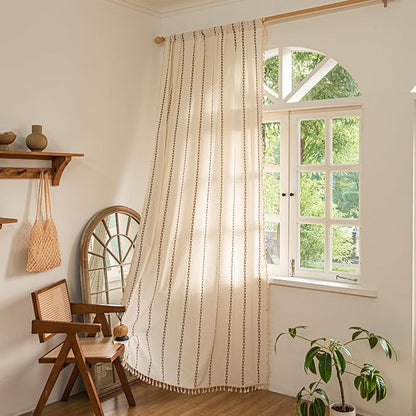 Sutuo Home Boho Farmhouse Curtains 72 Inches Long - Image 5