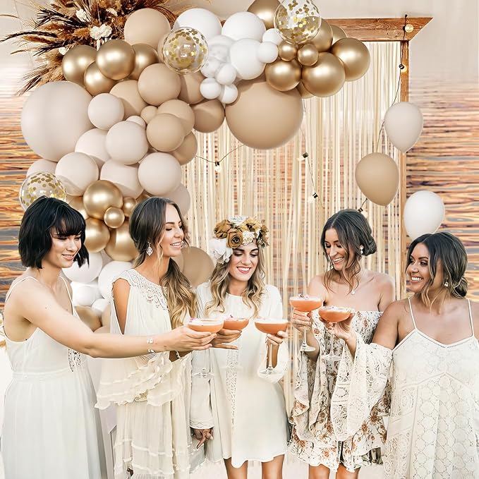 147pcs Neutral Balloon Garland Arch Kit, Different Sizes - Image 5