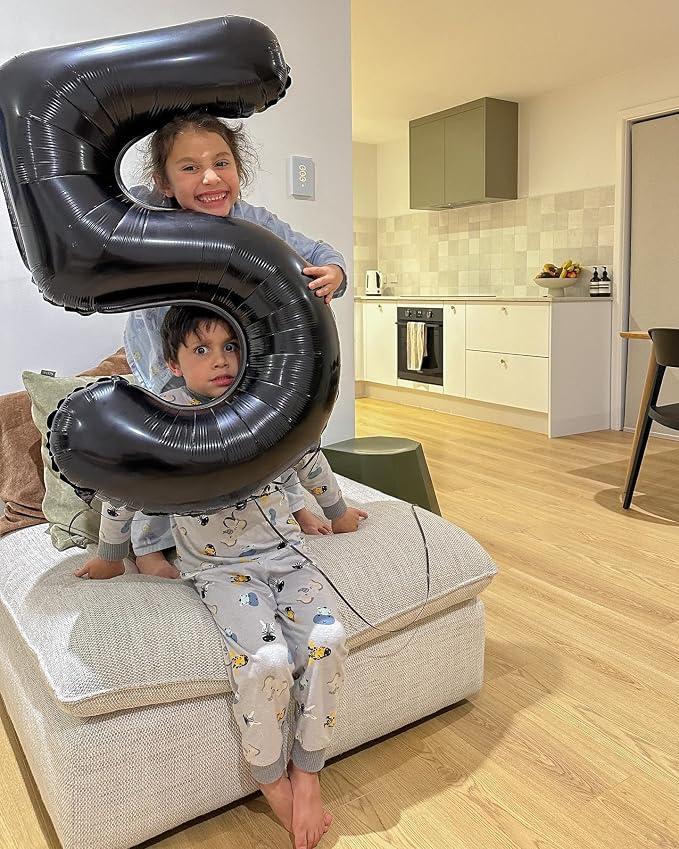 Black Number 25 Balloon 40 Inch - Image 7