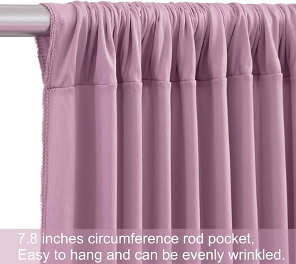 4 Panels Dusty Pink Backdrop Curtains - Image 7