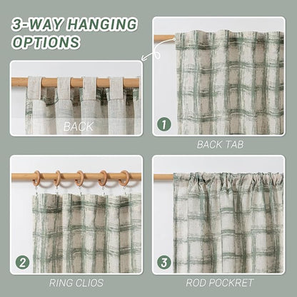 MYSKY HOME Living Room Curtains Nice Vertical Elegant Style - Image 4