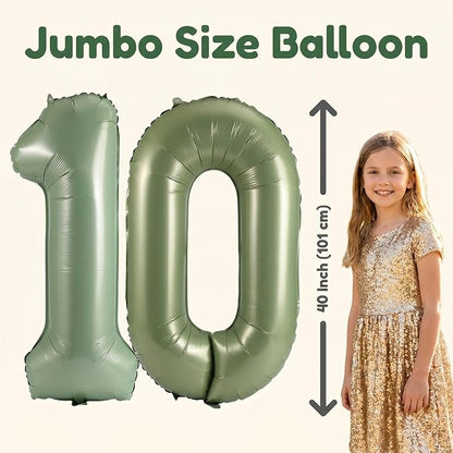 Number 10 Balloon Foil Mylar Balloons - Image 4