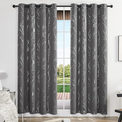 Deconovo Living Room Curtains 95 Inches Long, Thermal Insulated, Room Darkening - Image 2
