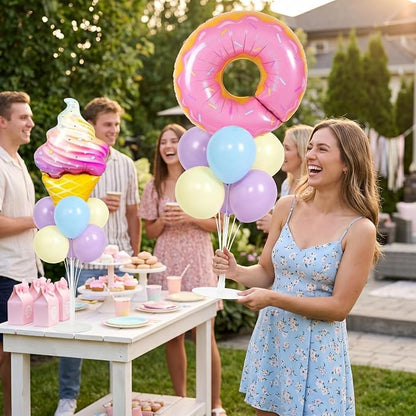 Donut Table Centerpiece Balloons Stand Kit- 2 Sets Balloon Centerpieces - Image 6