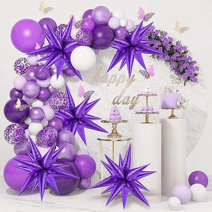 Purple Star Balloons - Image 2