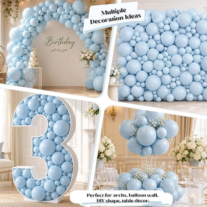 Dusty Blue Balloons - Image 6
