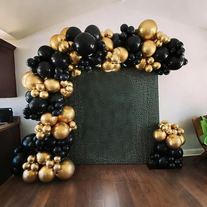 Lukiituke Black and Gold Balloons - Image 5
