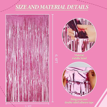 DECOCKRAT 2 Pack Foil Fringe Backdrop - Image 3