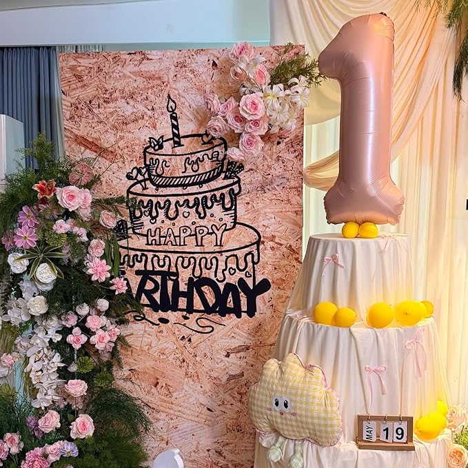 40 Inch Pink Number 3 Foil Balloon - Image 2