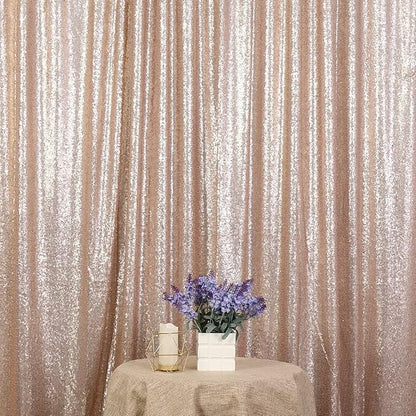 Poise3EHome 8FT x 10FT Sequin Photography Backdrop Curtain by Poise3EHome