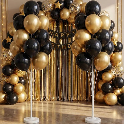 Black Gold Balloon Column Kit - Image 9