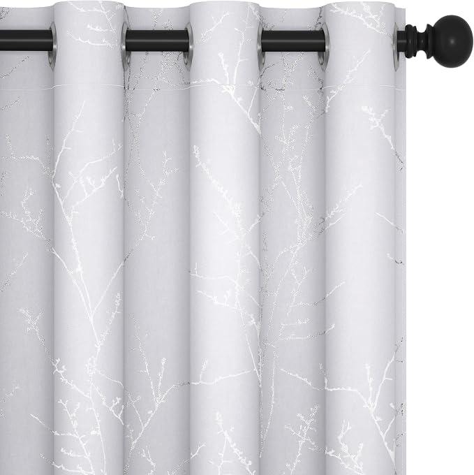 Deconovo Living Room Curtains 63 Inches Long, Thermal Insulated, Room Darkening by Unknown