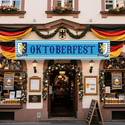 Oktoberfest Fence Banner 120" x 20" - Image 3