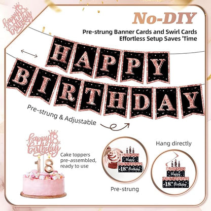 50Pcs 18th Birthday Decorations - Image 2
