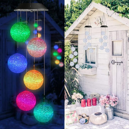 Toodour Solar Wind Chime, Color Changing Ball Wind Chimes Gifts - Image 7