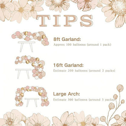Pastel Pink and Yellow Balloon Arch Kit - Image 7