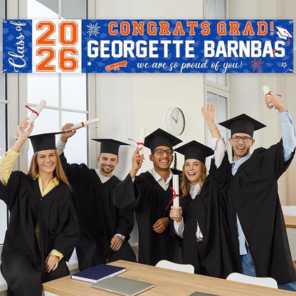 Graduation Congratulations Banner Decorations, 2026 Personalized Graduation - Image 6