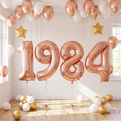 40 Inch Rose Gold Number 9 Balloon, Giant Number Balloons, Birthday Decor | - Image 5