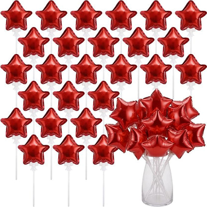 30 Pcs Mini Star Self Inflatable Balloons by Chitidr