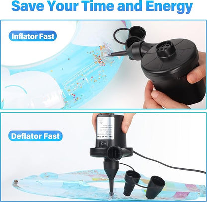Electric Air Pump for Inflatables Air Mattress Pump AC 130W | Electric Pump - Image 6