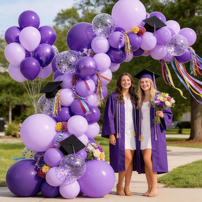 68pcs Purple Balloons 12inch - Image 6
