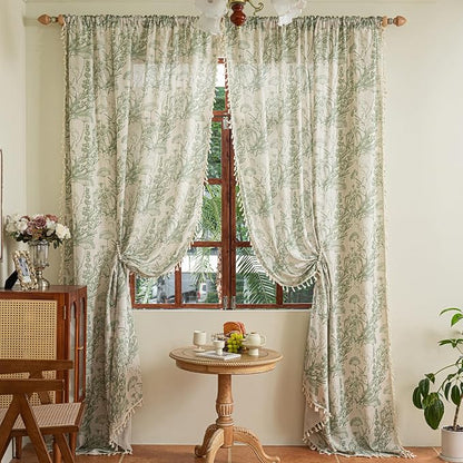 ENJOYBRIDAL Floral 84 Inch Curtains - Image 7