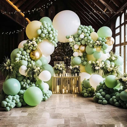 Green Balloons 18 Inch 24 Pack Matte Helium Latex Round Balloons - Image 5