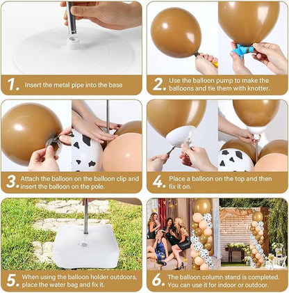 2 Sets Adjustable Balloon Column Stand Kit - Image 5