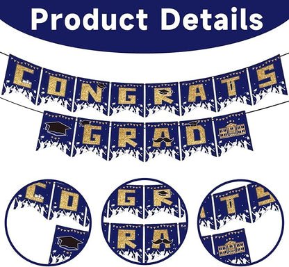 Congrats Grad Banners, Congratulations Grad Banner, Graduation Decorations - Image 3