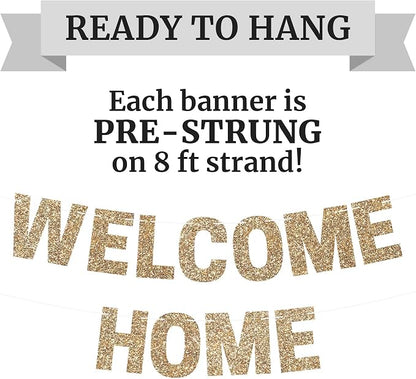 Pre-Strung Welcome Home Banner - Image 3