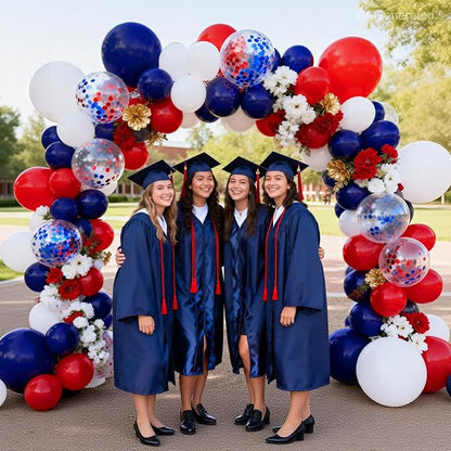 Red White Blue Balloon Arch Kit, Different Size | Latex Balloon - Image 4