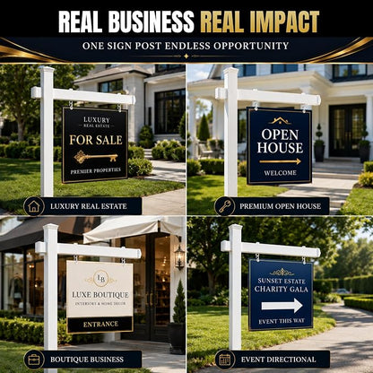 Custom Real Estate Sign Post By BCB Print – Yard Sign Holder - Image 7
