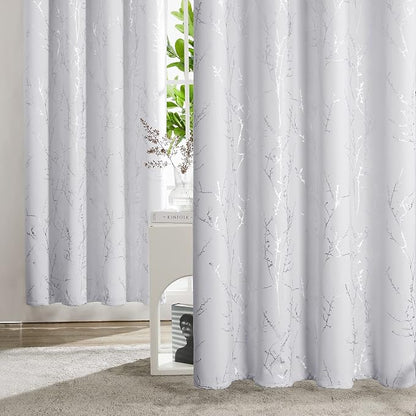 Deconovo Living Room Curtains 54 Inches Long, Thermal Insulated, Room Darkening - Image 3
