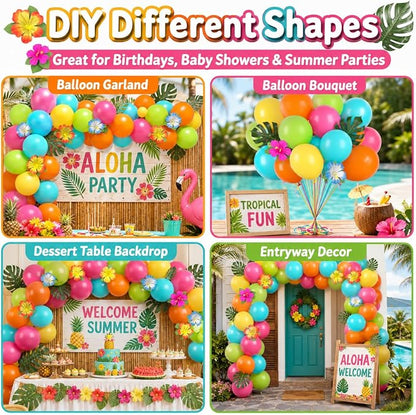 Tropical Balloons, 12 Inch Hawaiian Balloons - Image 8