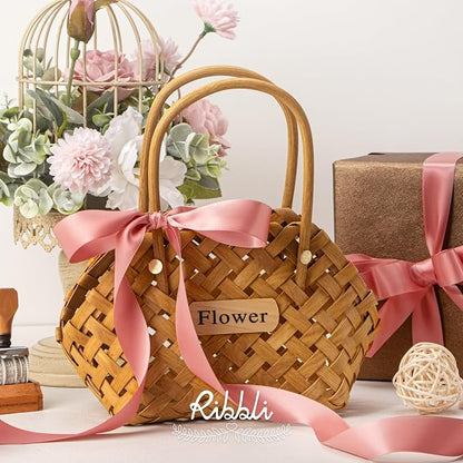 Ribbli Rose Gold Double Faced Satin Ribbon, 1” x Continuous 25 Yards, Use - Image 3