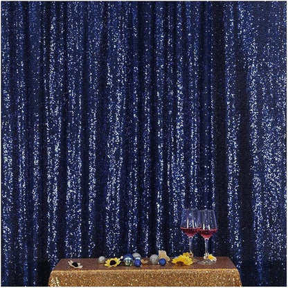 Poise3EHome 7FT x 7FT Sequin Photography Backdrop Curtain by Poise3EHome