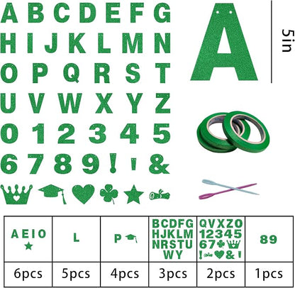 131 PCS Custom Banner DIY Letter Banners Personalized Banner | Make Your Own - Image 2