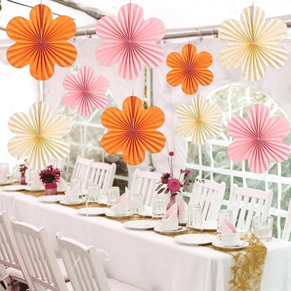 Roetyce Flower Retirement Decorations, Boho Pink Orange Retirement Banner | - Image 9
