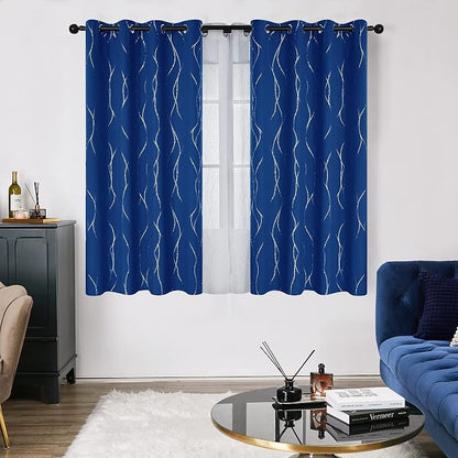 Deconovo Living Room Curtains 54 Inches Long, Thermal Insulated, Room Darkening - Image 2