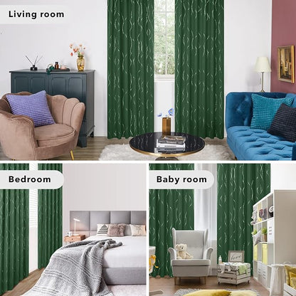 Deconovo Blackout Back Tab Curtains - Image 6
