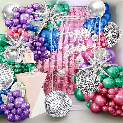 Chrome Metallic Balloon Garland Arch Kit 145PCS - Image 3
